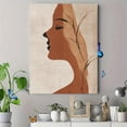 thumbnail image 4 of Qisvanset Abstract Minimalist Face Canvas Wall Art 15.75x11.81 Inches, 4 of 8
