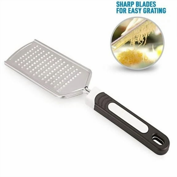 Stainless Steel Cheese Grater With Non-Slip Handle For Kitchen Use