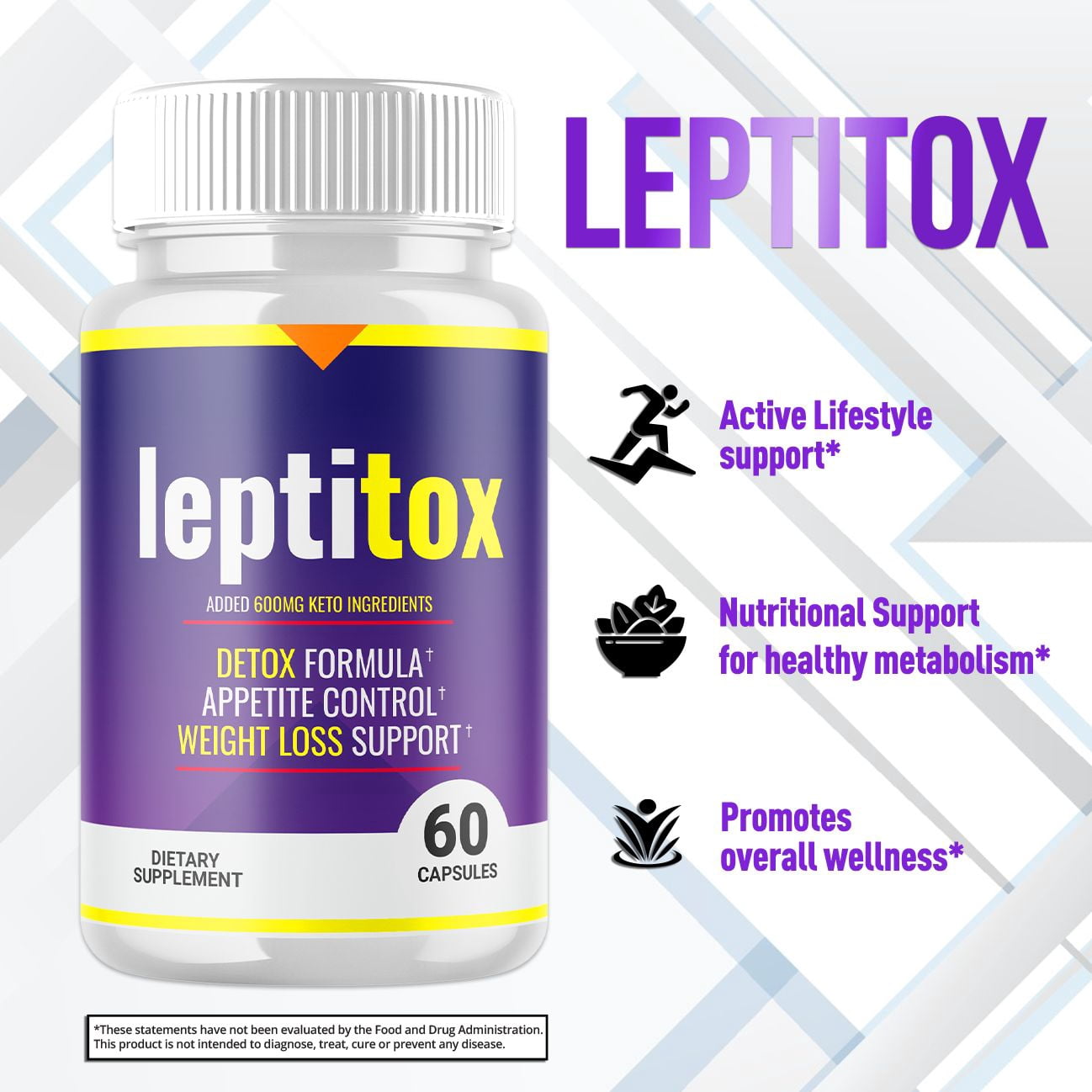 (2 Pack) Leptitox - Pills for Weight Loss - Energy Boosting Dietary Supplements for Weight Management and Metabolism - Advanced Ketogenic Ketones - 120 Capsules