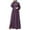 Purple Dresses for Women, variant on Ygbgbb Women Muslim Long Maxi Dress Buttons A-Line Robe Kaftan Loose Long Sleeve Islamic Clothing Abaya Femme Hijab Jilbab Khimar Caftan Blue M