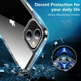 thumbnail image 4 of Entronix Clear Hard Back Cover Case for Apple iPhone 13 Mini, Yellow Resistant, 4 of 6