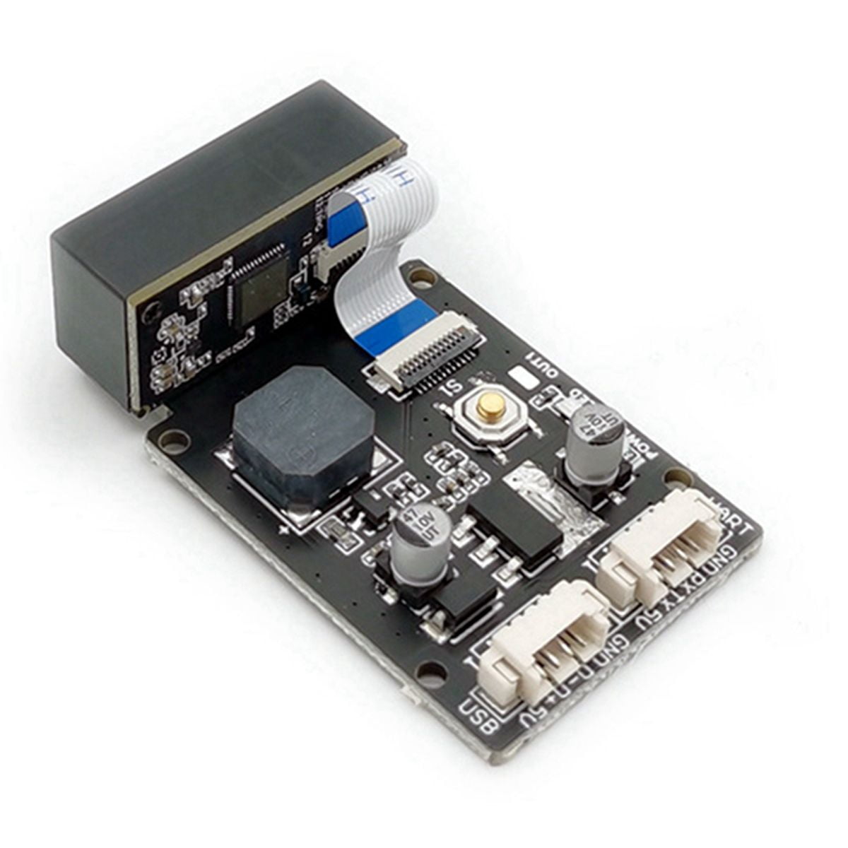 2X GM865 1D 2D Barcode Scanner USB TTL Bar Code Reader QR Code Module CMOS with Cable for Bus Supermarket ,Distant Lens