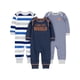 thumbnail image 1 of Monos Simple Joys de Carter's Baby, paquete de 3 unidades, de 0 a 3 meses, color gris, 1 of 1
