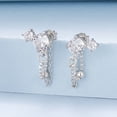 thumbnail image 2 of Arete de Tassel Bañado en Plata, 2 of 9