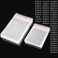 thumbnail image 1 of 100 Pcs 5 Fils Sac Auto-Adhésif Transparent Refermable Imperméable Cadeau Nourriture Bonbons Sac de Rangement en Cellophane, 1 of 5
