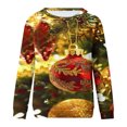 thumbnail image 4 of WXLWZYWL Womens Christmas Sweatshirts Cute Xmas Ugly 3D Graphic Print Sweaters Oversized Long Sleeve Round Neck Pullover Tops, 4 of 4