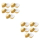 thumbnail image 3 of Inteprter 100 pack/lote revestimientos de papel para cupcakes moldes antiadherentes para hornear muffins para el hogar utensilios de cocina para oro 2piezas, 3 of 6