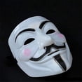 thumbnail image 3 of Halloween Masks V for Vendetta Mask, Hacker Masks Anonymous Mask for 2020 Halloween Costume, 3 of 4
