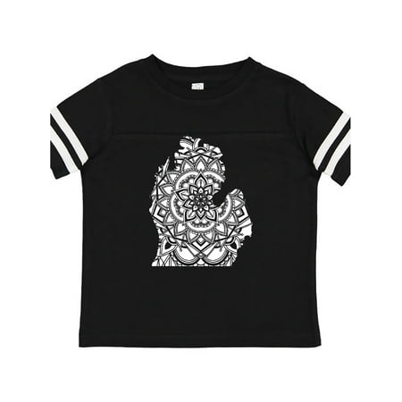 

Inktastic Michigan Silhouette Mandala Gift Toddler Boy or Toddler Girl T-Shirt