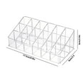thumbnail image 3 of WEIWEIGG Lipstick Storage Box, Lipstick Storage Box Transparent 12/18/36 Grids Women Makeup Lip Glaze Holder Cosmetics, 3 of 4