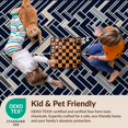 thumbnail image 4 of Design&I 8'x10' Ultra Soft Area Rug, Herringbone Symmetrical Interlocking Stripes Geometric Washed Flowing Dynamic None Fluffy Washable Non Shedding for Bedroom Living Room Under Sectional, 4 of 7