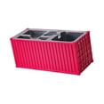 thumbnail image 1 of Rongfmy Shipping Container Pen Holder Compact Multi Functional Container Storage Box Rose Red, 1 of 9