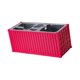 thumbnail image 1 of Organizador de escritorio portátil con múltiples compartimentos para bolígrafos y contenedores de envío Rosa roja, 1 of 8