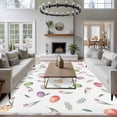 thumbnail image 4 of Easter Area Rug 5x8 Washable Rug Non Slip Spring Colorful Eggs Tulip Flowers Leaf Plant Large Area Rug Soft Stainresistant Indoor Floor Carpet for Living Room Bedroom Home Office Dining Room Nursery, 4 of 8