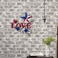 thumbnail image 5 of Rustic Hanging Metal Americana Star Patriotic July 4th Wall Decoration, 5 of 6