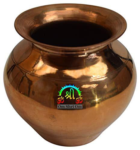Indian Lota Pot Ayurveda Product Water Pitcher Handmade For Drinking Water 2 PC 