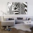 thumbnail image 2 of ARTCANVAS Zebra Stripes Painted Home decor Canvas Art Print - Size: 60" x 40" (0.75" Deep) (3-Piece), 2 of 9