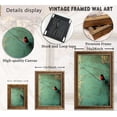 thumbnail image 2 of Vintage Gold Framed Canvas Wall Art, Funny Birds Plant Painting Picture Wall Decor,Country Farmhouse Poster Print Artwork,for Bedroom Living Room Study Home Decoration, 2 of 9