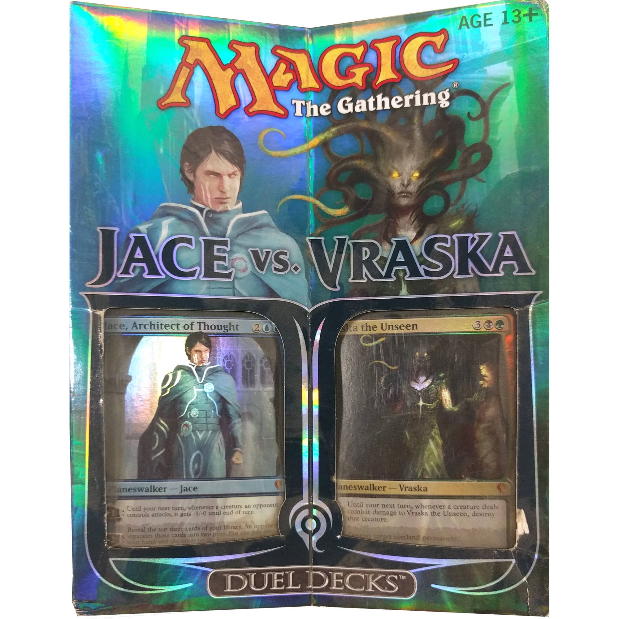 Worlds Smallest Magic The Gathering JACE VS VRASKA Duel Deck Factory Sealed MTG 