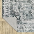 thumbnail image 2 of Avalon Home Celeste Washable Center Medallion Charcoal/ Ivory Indoor Area Rug, 2 of 12