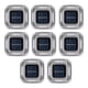 thumbnail image 1 of Billuyoard Las luces solares enterradas para jardín añaden ambiente al espacio al aire libre Luces para acampar al aire libre Luces de pared Iluminación y accesorios luz blanca 8 piezas, 1 of 6