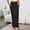 *Black, variant on Women's Satin A Line Skirt with Side Pockets,Solid Color Silky Midi Skirt Black,Women's Plus M
