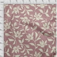 thumbnail image 4 of oneOone Cotton Poplin Twill Mauve Fabric Floral Magnolia With Texture Fabric For Sewing Printed Craft Fabric By The Yard 56 Inch Wide, 4 of 4