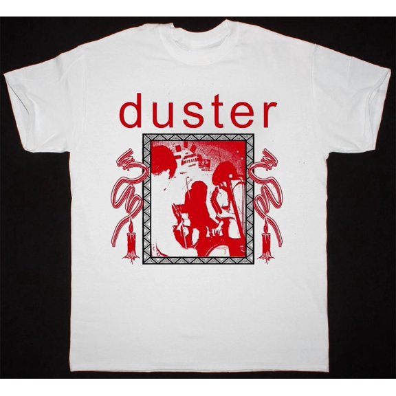 NEW Duster Band Retro Short Sleeve Cotton White All Size Shirt