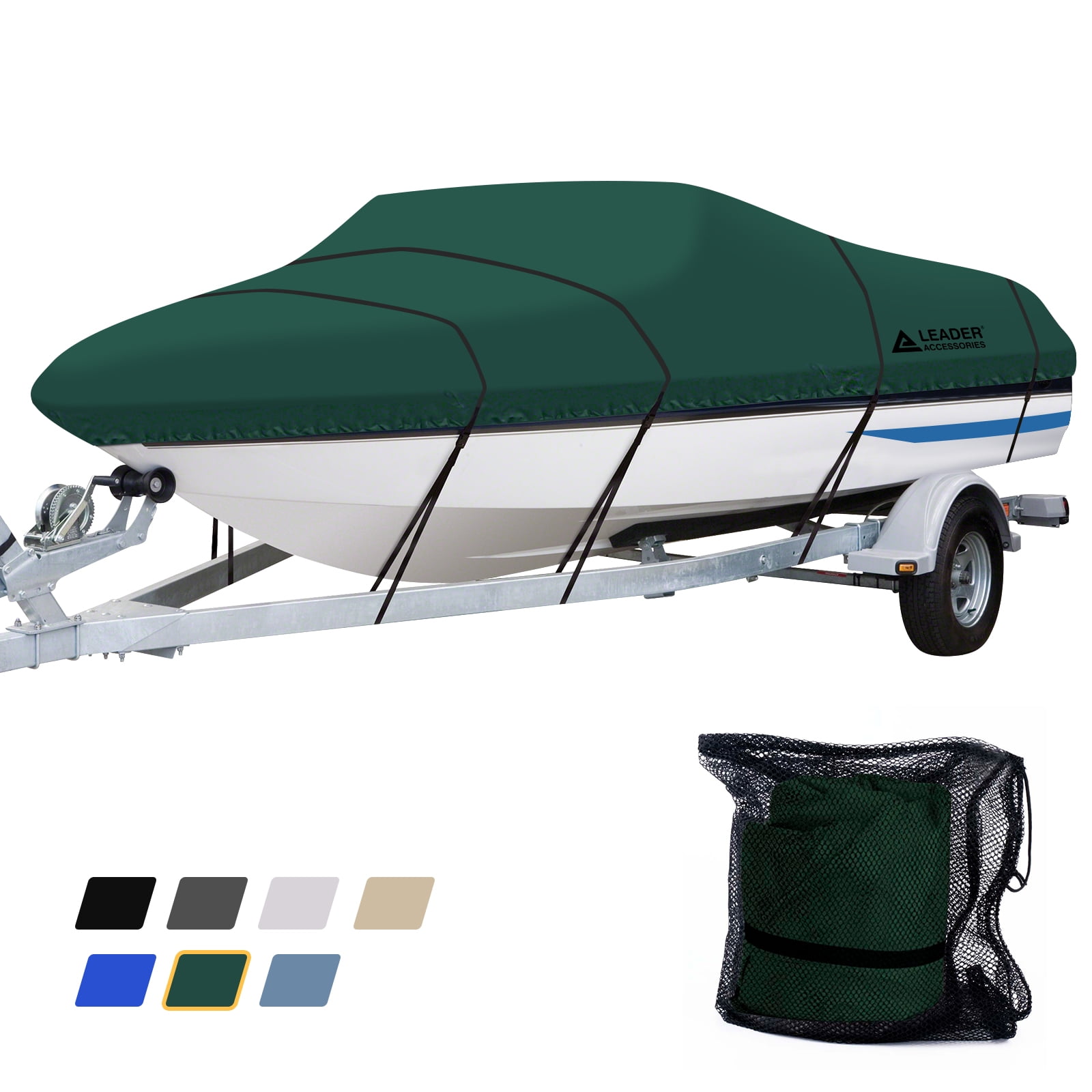 Leader Accessories 600D Solution Dyed Waterproof Universal Fit Boat
