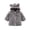 Gray, variant on Vedolay Girls Denim Jackets 2023 Fall Coats for Girl's Print Zip Up Long Sleeve Windproof Coat,Gray 3-4 Years