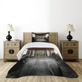 thumbnail image 4 of Ambesonne Industrial Quilted Bedspread Set 2 Pcs, Rusty Storage, Twin Size, Multicolor, 4 of 5