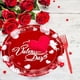 thumbnail image 1 of Platos para San Valentín | Vajilla desechable de 20 piezas para decorar cumpleaños infantiles y baby showers | Platos de papel con motivos de corazones, 1 of 6