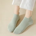 thumbnail image 5 of YTCAMLO Cotton Womens Ankle Socks With Heel Tab, Casual No Show Athletic Socks, Soft Breathable Eyelet Workout Socks, 5 of 6