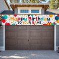 thumbnail image 6 of Happy Birthday Personalized Background Backdrop with Colorful Balloons and Gifts Banner for Party Supplies Photography Props Birthday Decoration, 6 of 7