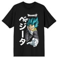 thumbnail image 7 of Dragon Ball Super Saiyan Vegeta Men's Black T-shirt-4XL, 7 of 7
