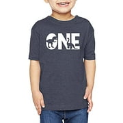 1st Birthday Shirt for Boys Dinosaur 1 Year Old Boy Birthday Boy Dino One T-Shirt Kids Gift Navy Blue