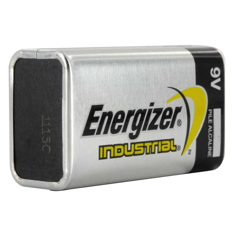 B8R04985 - Energizer Industrial Alkaline Battery - 9V, 6LR61 - Pack of 12
