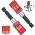 thumbnail image 2 of Powerful Magnetic Bit Holder, 4 Pieces Impact Driver Bit Holder with 4 PH2 Bits, Hex Shank Magnetic Screwdriver Bit Holder, 2 of 4