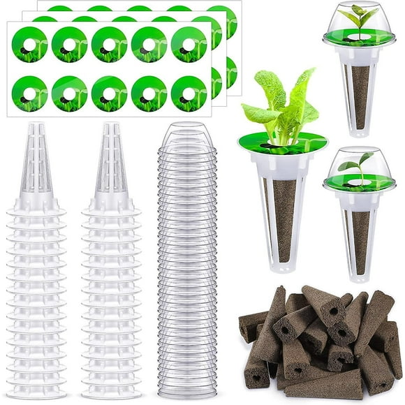 30 Sets Seed Pod Kit For Aerogarden, Grow Anything Kit For Hydroponics, Ab Hydroponics Nutritious Plant Food, Labels