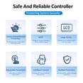 thumbnail image 1 of controller,Lcd Display Solar 12v/24v/36v/48v/60v App Remote Solar Dual Usb Wifi Bt 5v Output App Output App Remote Bt 50a Solar Usb 5v Output Display Solar Dual Buzhi Solar Bt Solar Remote Wifi, 1 of 6