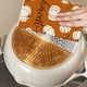 thumbnail image 5 of Paño de cocina con hojas de arce estampadas de calabaza rayada, 5 of 6