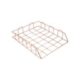 thumbnail image 1 of Sidaley Caja de correos liviana y duradera para empaquetar pedidos Papelería agradable y bolsas de oficina para empacar productos cartulina Cesta A4 Oro Rosa, 1 of 6