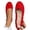 A-Red305, variant on WZEIIOT Womens Knit Ballet Flats Round Toe Slip On Comfortable Walking Shoes Casual Summer Daily