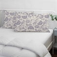 thumbnail image 4 of Purple Fruit Standard Size Pillow Cover, Pillowcase Protectors with Zipper, Breathable Decorative Throw Pillow Case Cover, Country Retro Floral Botanical Plant Pillow Shams for Couch Sofa 20x26Inch, 4 of 8