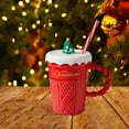 thumbnail image 2 of LLDYYDS Christmas Ceramic Coffee Mugs With Lid Pleased Christmas Ceramic Mugs Delicate Cup, 2 of 4