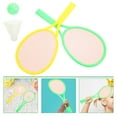 thumbnail image 4 of KAKOWELY 1 Set/4pcs Plastic Tennis Racket Set Outdoor Sports Tennis Racquet Set Parent-child Educational Badminton Tennis Racket Set, 4 of 5