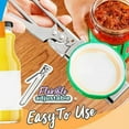 thumbnail image 2 of Jar & Bottle Opener, Multifunctional Stainless Steel Easy Can Opener Jar Lid Gripper, Manual Adjustable Jar Bottle Opener Kitchen Gadgets, 2 of 5