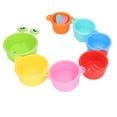 thumbnail image 2 of Tazas de anidación BuyWeekMX 7 piezas de baño apilables para bebés, 2 of 9