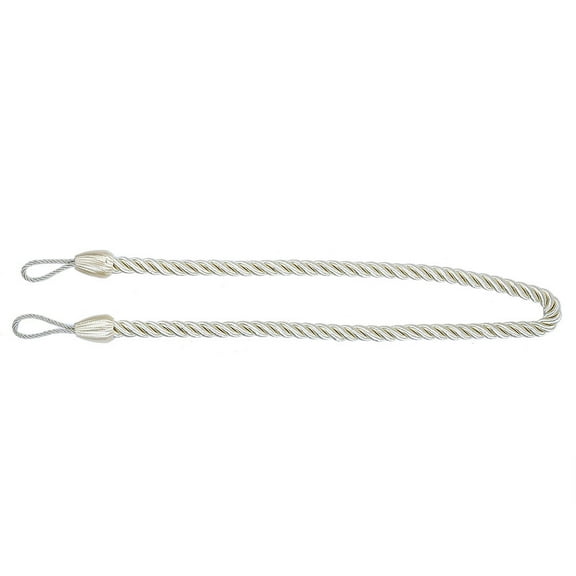 Rustic Window Curtain Tie Backs Polyester Rope with Buckle 27 Inch Curtain Holder for Home Decor