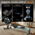 thumbnail image 2 of MERACH Pro Air Resistance Rowing Machine Magnetic Rower Machine for Home 90% Pre-assembled 10 Levels of Quiet Resistance Dual Slide Rail with Max 350lb Weight Capacity, 2 of 7